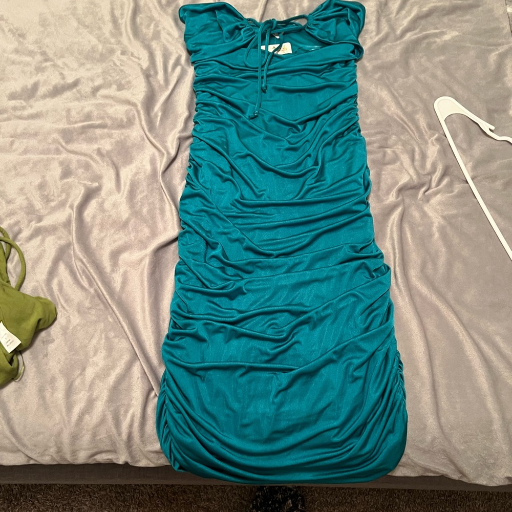 Teal dress
